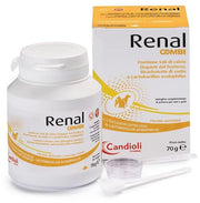 CentroVete Renal Combi 70gr Cani e Gatti. Mangime complementare in Polvere, Contiene sali di Calcio.
