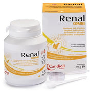 CentroVete Renal Combi 70gr Cani e Gatti. Mangime complementare in Polvere, Contiene sali di Calcio.