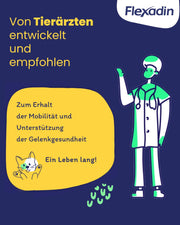 Flexadin? Cat | Per la salute delle articolazioni dei gatti | con glucosamina, condroitina, omega-3 & artiglio del diavolo ? 60 colli articolari