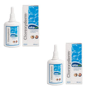CIF Livisto Clorexyderm OTO Piu - Detergente per le orecchie, confezione doppia, 2 x 150 ml