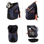 RONGJJ Viaggio Portatile Zaino per Cane Gatto, Zaino Animali Leggero E Traspirante, per Viaggio E Campeggio All'aperto (carico Massimo 8 kg) Portatile