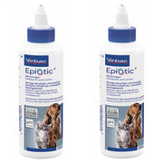 Virbac Epiotic - Pulitore per orecchie per animali, confezione doppia, 2 x 125 ml