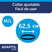 Adaptil Calm - Anti-stress per i cani - Paure, rumori forti, di apprendimento, di approvazione - Collare M/L per medie e cani di taglia grande
