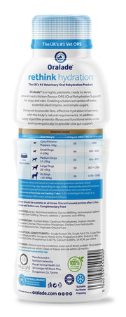 Oralade GI Support soluzione gustosa per cani e gatti, confezione doppia, 2 x 500 ml