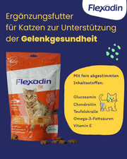 Flexadin? Cat | Per la salute delle articolazioni dei gatti | con glucosamina, condroitina, omega-3 & artiglio del diavolo ? 60 colli articolari