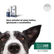 Innovet Retopix OTO Gocce Auricolari ad Azione lenitiva, igienizzante e ceruminolitica per Cani e Gatti, Calma l' Arrossamento e previene Cattivo Odore - Confezione con flacone contagocce 15 ml