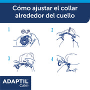 Adaptil Calm - Anti-stress per i cani - Paure, rumori forti, di apprendimento, di approvazione - Collare M/L per medie e cani di taglia grande