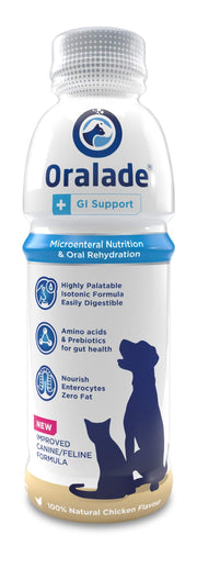 Oralade GI Support soluzione gustosa per cani e gatti, confezione doppia, 2 x 500 ml