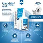 CIF Livisto Clorexyderm OTO Piu - Detergente per le orecchie, confezione doppia, 2 x 150 ml