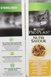 PRO Plan Nutrisavour Delicate Umido Gatto in Salsa con Pesce dell'Oceano, 85 Gr